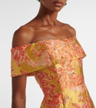Markarian Clover embellished floral gown