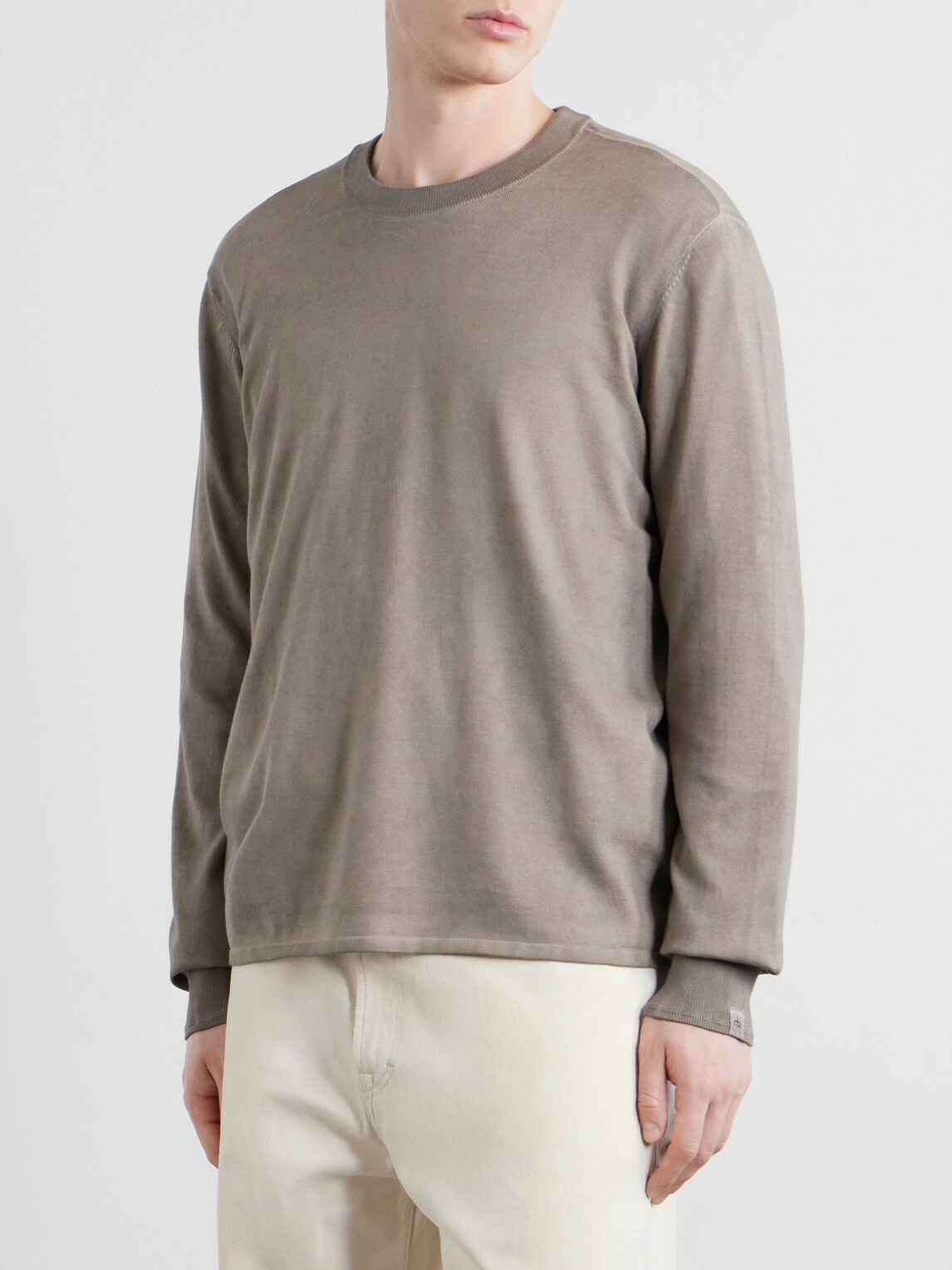 Rag & Bone - Ribbed Cotton Sweater - Neutrals