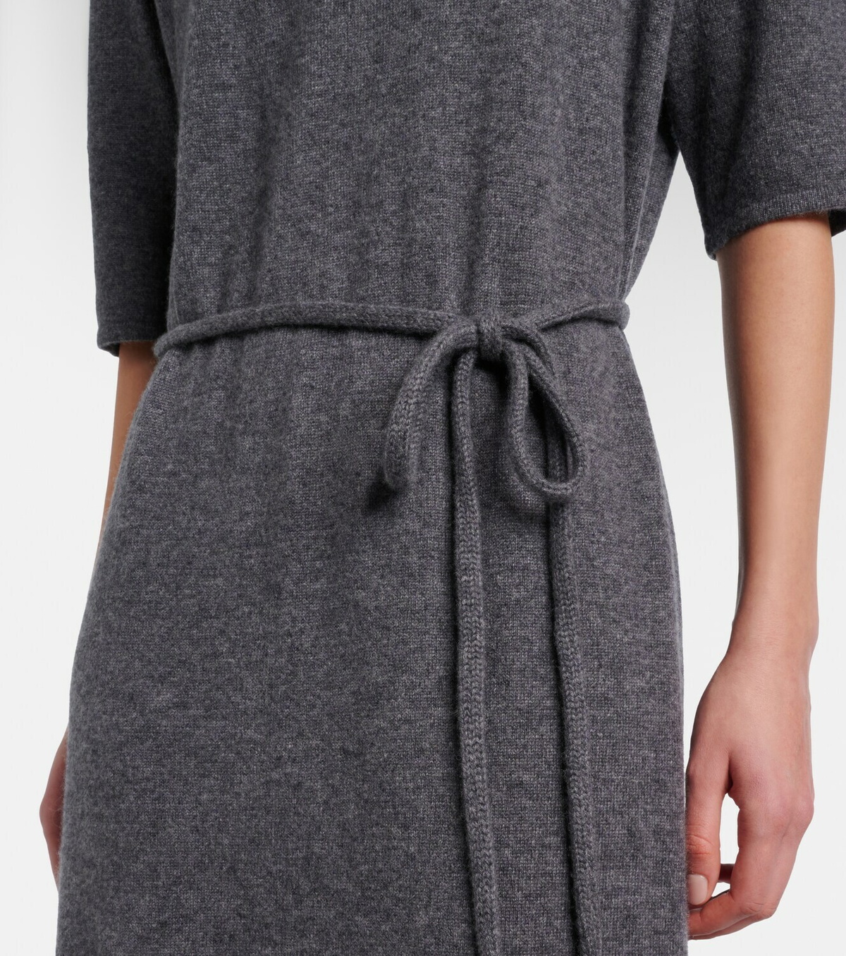 Lisa Yang Tilde belted cashmere maxi dress
