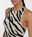 Proenza Schouler - White Label zebra-print minidress