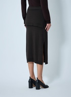 Lemaire Trompe L’Oeil Midi Skirt