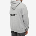 Uniform Experiment Men's Logo Sweat Hoody in Grey