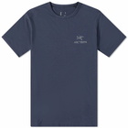 Arc'teryx Men's Arc'Logo Emblem T-Shirt in Black Sapphire