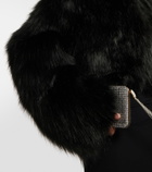 Giuseppe di Morabito Cropped faux fur jacket