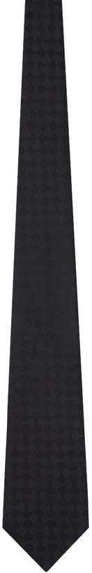 Photo: Comme des Garçons Homme Deux Black Graphic Tie