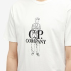 C.P. Company Men's Sailor T-Shirt in Gauze White