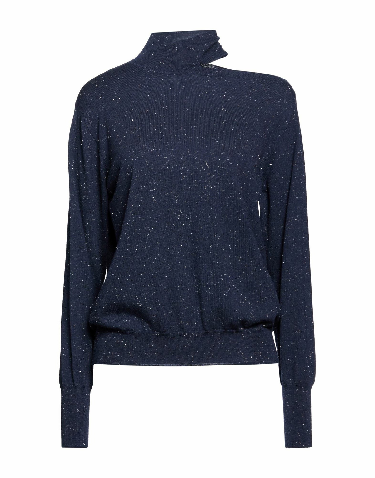 Peserico Womens Turtleneck Midnight in Blue