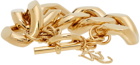 JW Anderson Gold Oversized Chain Bracelet