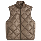 thisisneverthat Men's PERTEX Light Down Vest in Brown
