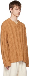 HOPE Brown Contra Sweater