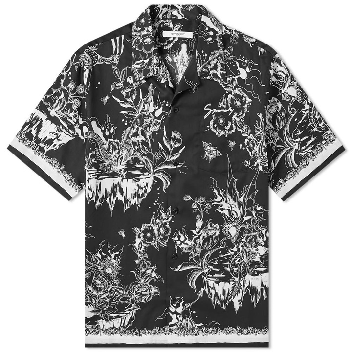 Photo: Givenchy Monster Sky Satin Hawaiian Shirt