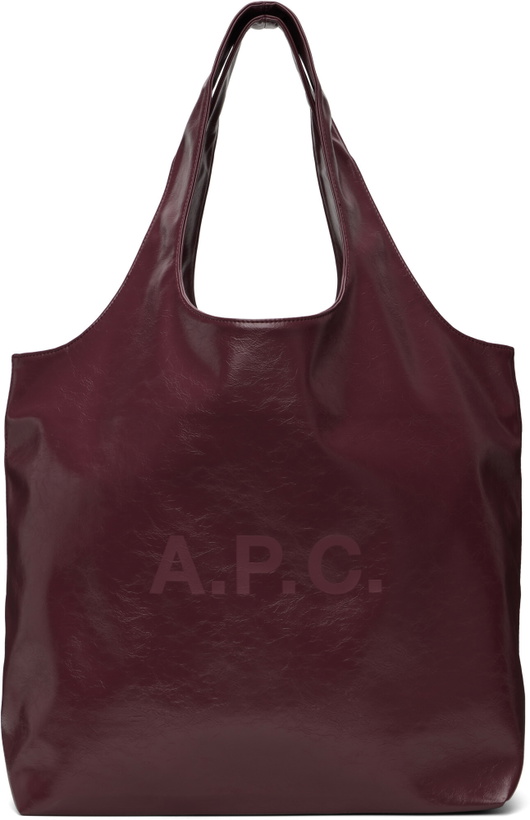 Photo: A.P.C. Burgundy Ninon Tote