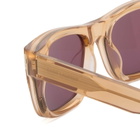Saint Laurent Sunglasses Saint Laurent SL 83 Sunglasses in Yellow/Violet 