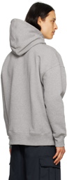 AMI Paris Gray 'Cœur Sacré' Hoodie