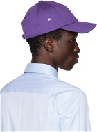 Wooyoungmi Purple Embroidered Cap