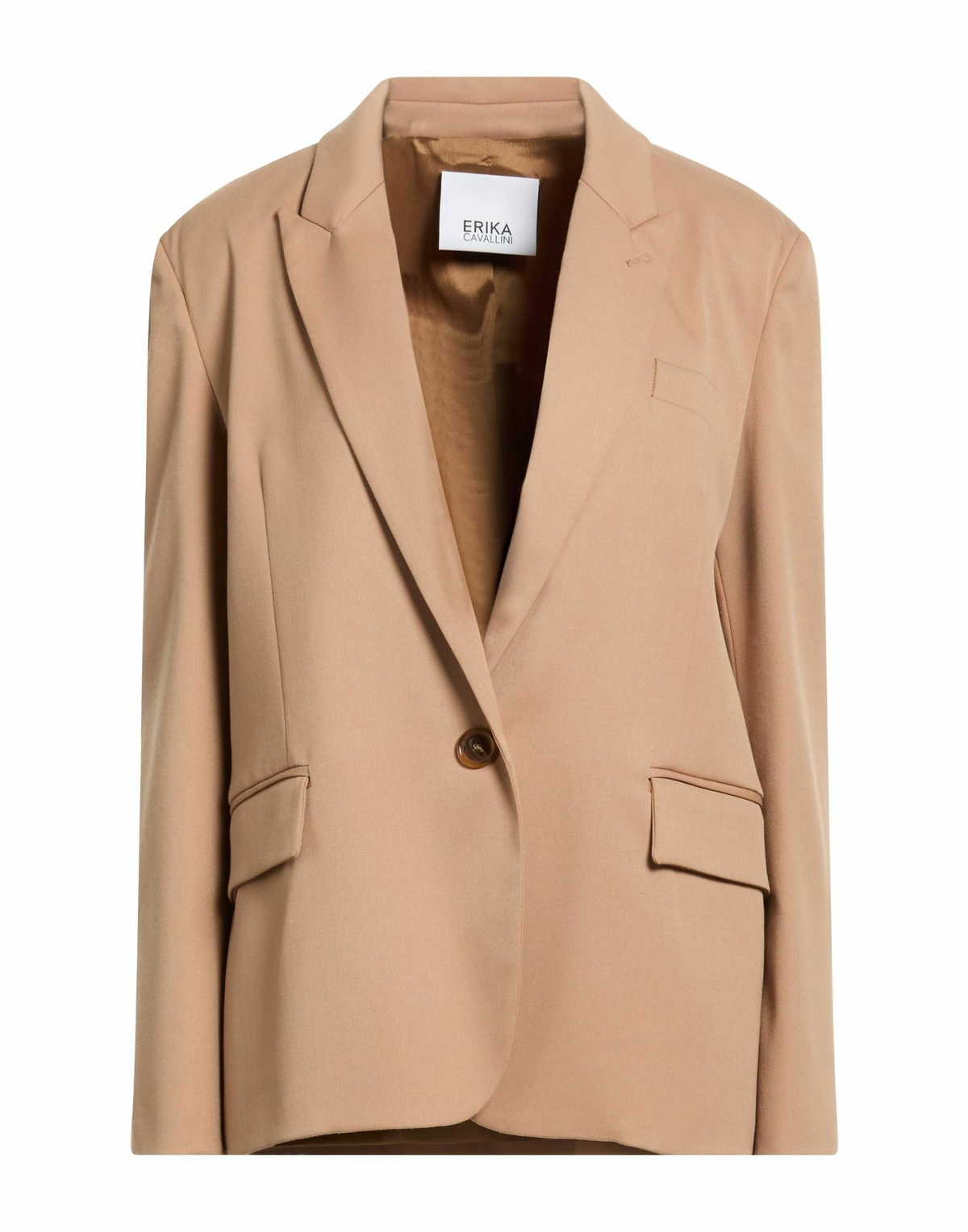 Erika Cavallini Womens Blazer Camel