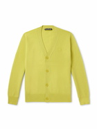 Acne Studios - Keve Logo-Appliquéd Wool Cardigan - Yellow