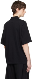 Filippa K Black Boxy Polo