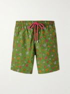 Vilebrequin - Mistral Embroidered Straight-Leg Swim Shorts - Green