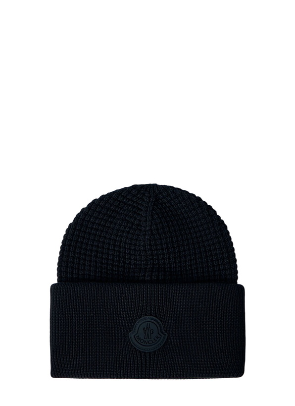 Photo: Moncler Logo Motif Beanie Hat