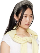 Marc Jacobs Beige Monogram Headband
