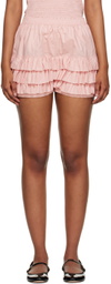 Molly Goddard Pink Sienna Shorts