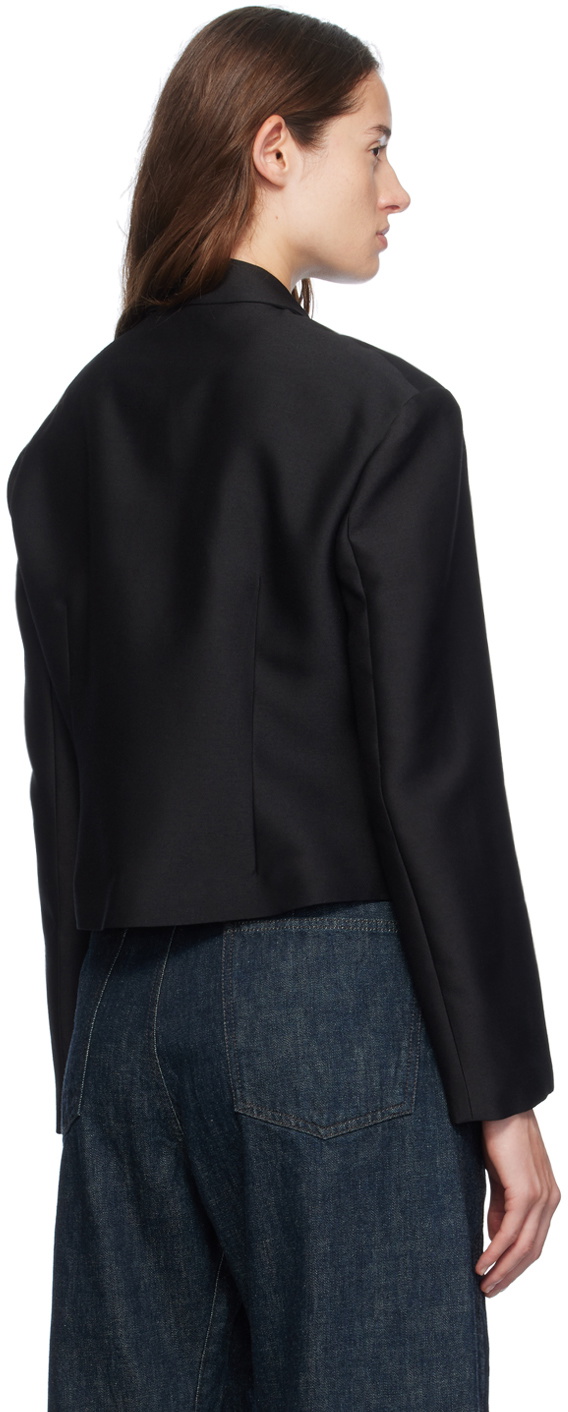 AMOMENTO Black Button Up Jacket