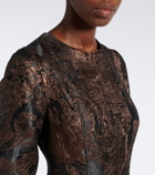 Simkhai Claravelle jacquard gown