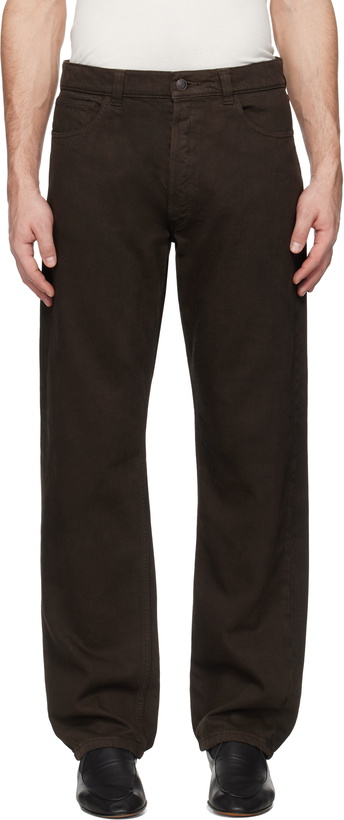 Photo: The Row Brown Burt Jeans