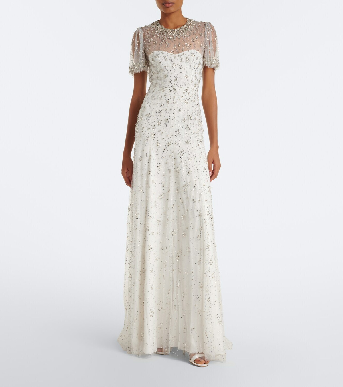 Jenny Packham Bridal Capture embellished tulle gown