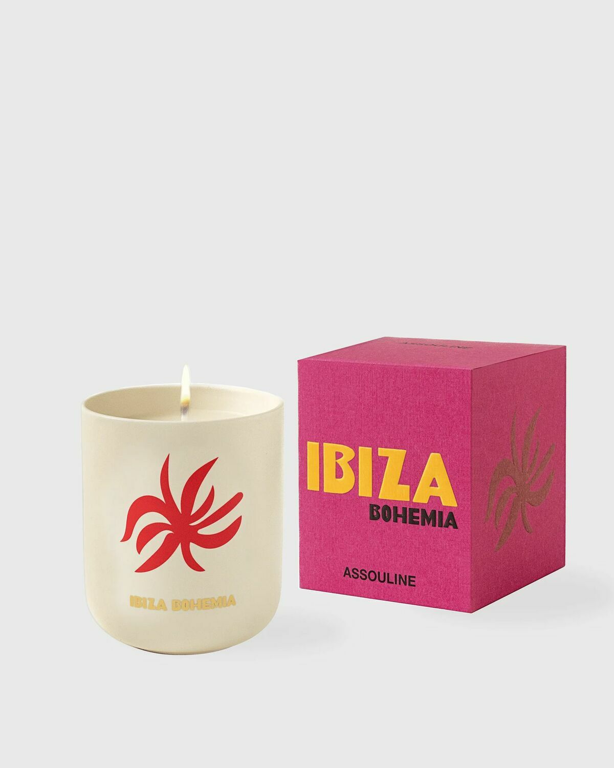 Assouline Ibiza Bohemia Travel Candle Beige Home Deco