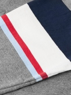 Noah - Striped Cotton-Jersey Rugby Shirt - Gray