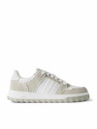 AMI PARIS - Leather and Suede Sneakers - Neutrals