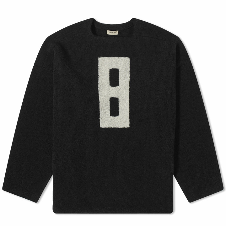 Photo: Fear of God Men's 8 Boucle Relaxed Jumper in Black