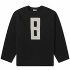 Fear of God Men's 8 Boucle Relaxed Jumper in Black