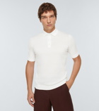 Lardini - Superpiuma cotton polo shirt
