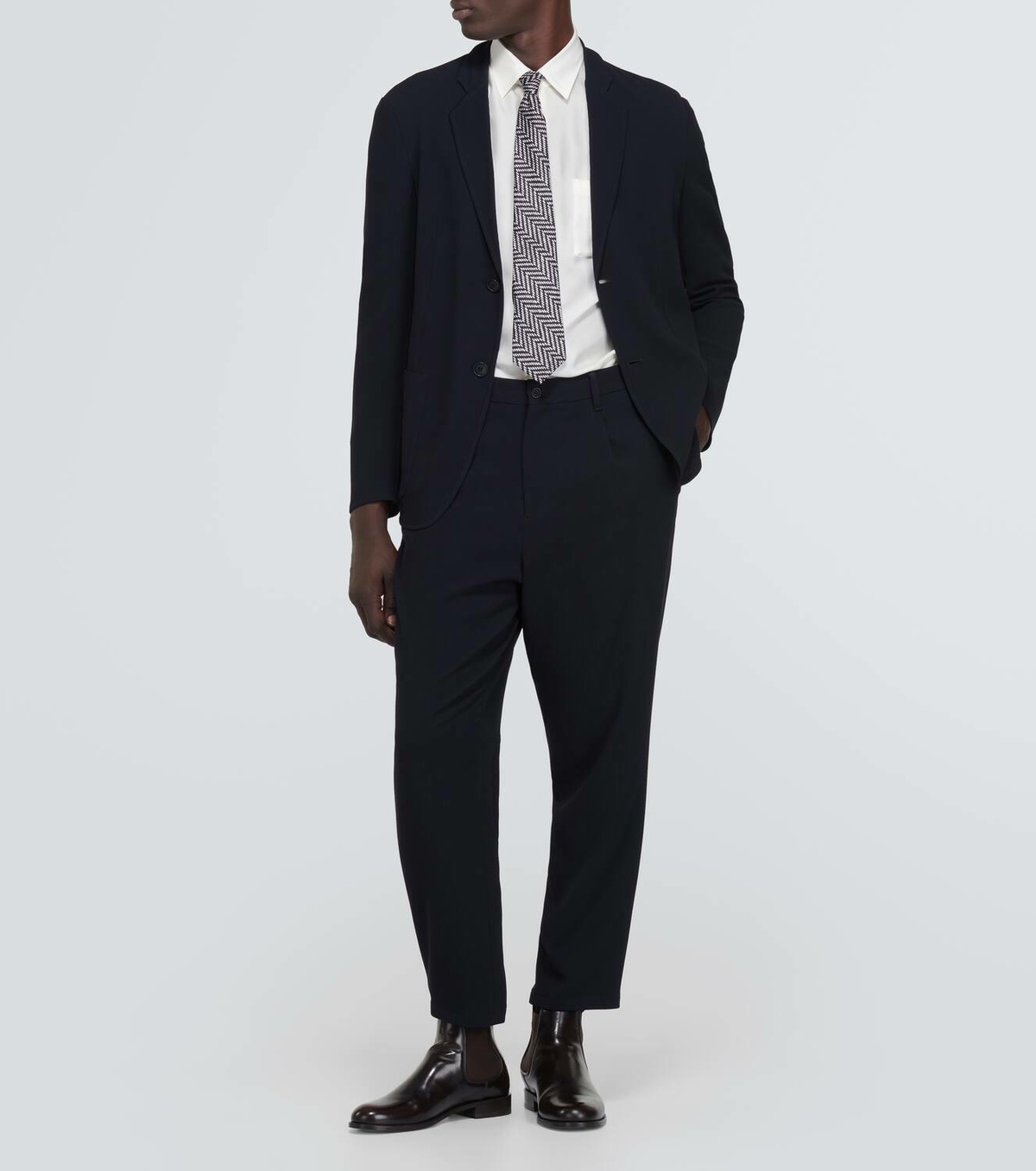 Giorgio Armani Virgin wool straight pants