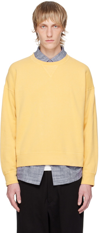 Photo: visvim Yellow Jumbo Sweatshirt