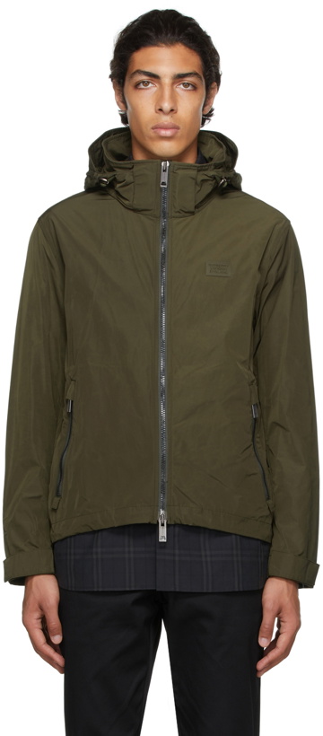 Photo: Burberry Khaki Packaway Hood Jacket