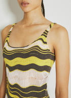 Isa Boulder Wave Knit Midi Dress