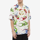 Wacko Maria x Neck Face Type-3 Anniversary Hawaiian Shirt in White