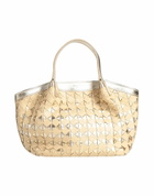 Serapian Womens Handbag in Beige