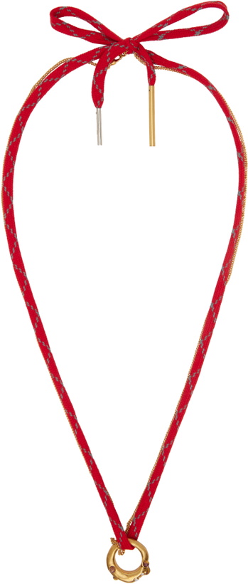 Photo: Dries Van Noten Shoelace Necklace