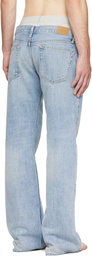 Raimundo Langlois Blue Bootcut Jeans