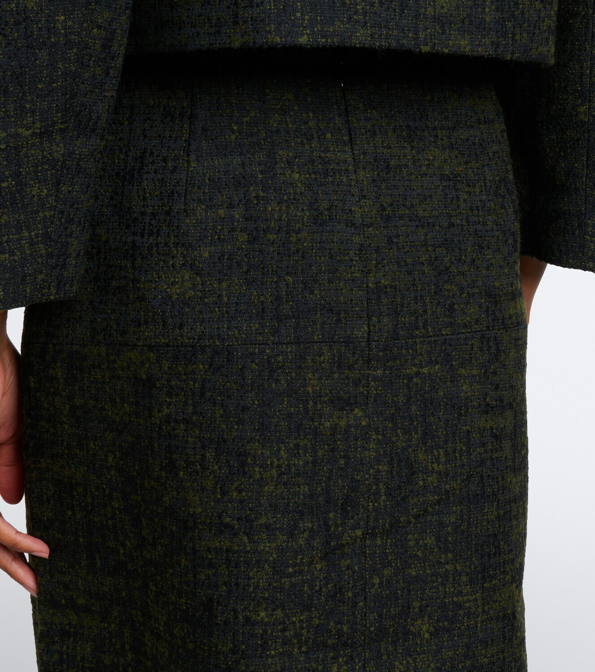 Shushu/Tong Tweed midi skirt
