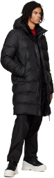 RAINS Black Alta Puffer Coat