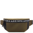 A.P.C. Savile Taped Logo Bum Bag