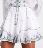 Marant Etoile Jocadia ruffled cotton miniskirt