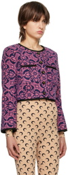 Marine Serre Pink Boxy Tailored Jacket