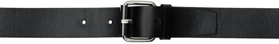 Photo: 032c Black Double Buckle Leather Belt